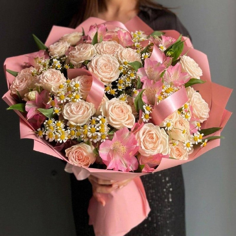 Авторский букет: «Чистая лазурь»